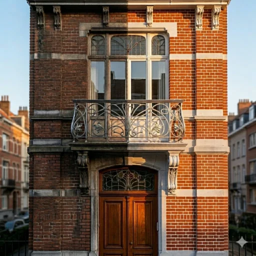 Nettoyage et restauration de façade en brique et pierre bleue à Bruxelles par Wallonie Prestige Couverture